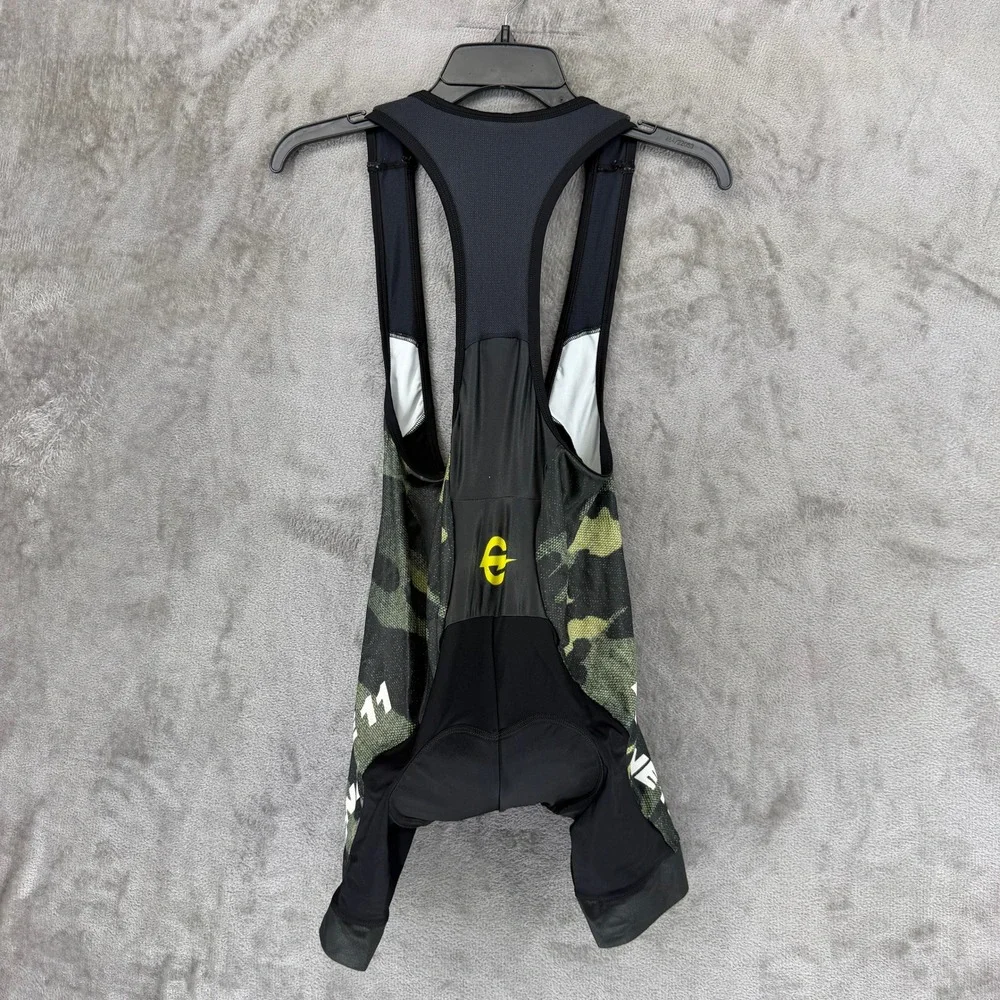 Endo Customs Engine 11 Mens Cycling Bib Shorts Small Camo Black‎ Padded USA Made